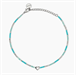 Cavigliera azzurra con cuore