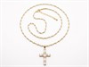 Collana Croce Small con Perline