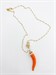 Collana Corno Grande in Ceramica