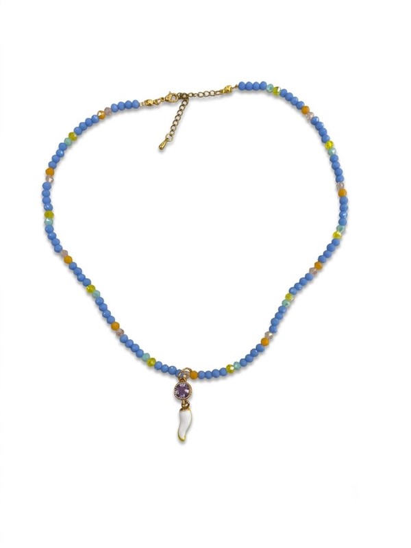 Collana Corno con Perline Lilla