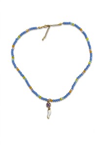 Collana Corno con Perline Lilla