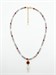 Collana Corno con Perline Grigie