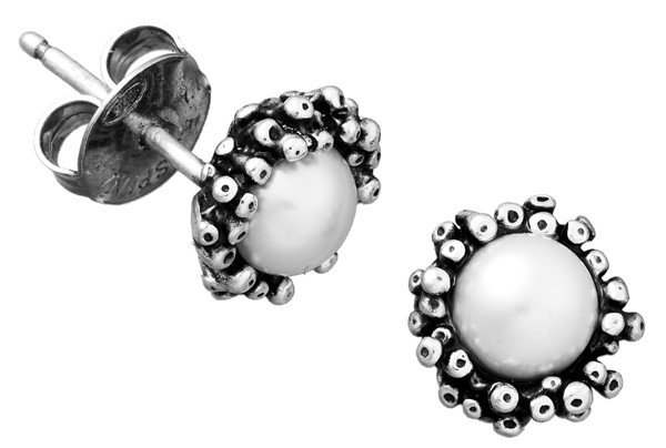 Orecchini Bottone Anemone Mini