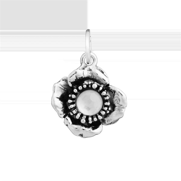 Charm Camelia Cabochon