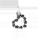 Charm Cuore Margherite piccolo