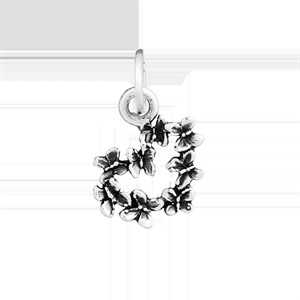 Charm Cuore Farfalle piccolo