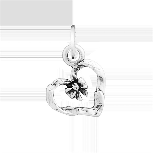 Charm Cuore Fiocco piccolo