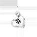 Charm Cuore Fiocco piccolo