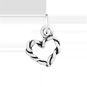 Charm Cuore Intrecci piccolo