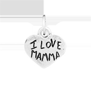 Charm Cuore I Love Mamma piccolo