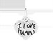 Charm Cuore I Love Mamma piccolo