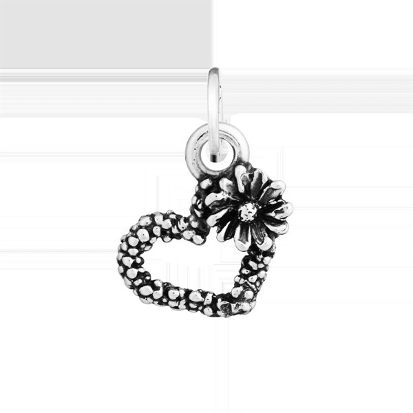 Charm Cuore Mimosa e Margherita