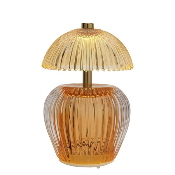 Lampada in Vetro Funghetto Arancione