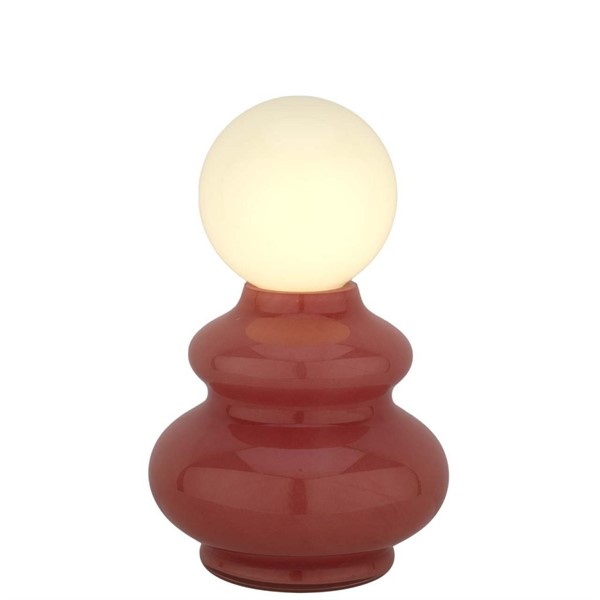 Lampada Vaso in Vetro Bulbo Rosa
