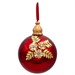 Sfera Grande Rossa con Decoro Natalizio