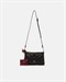 Borsa Clara Pouch piccola Nero/Bordeaux
