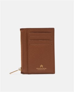 Portacarte con Zip Caramel