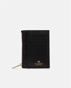 Portacarte con Zip Nero