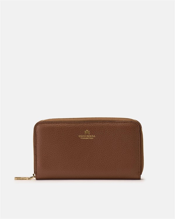 Portafoglio Zip Around Caramel