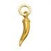 Charms Corno Piccolo Gold