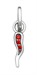 Mini charm Cornino crystal rosso