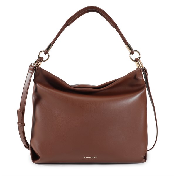 Borsa Bold Hobo Bag - Brown