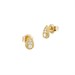 Orecchini in argento con goccia di zirconi