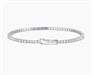 Bracciale tennis in argento con zirconi