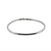 Bracciale con zirconi bianchi e centrale nero
