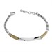 Bracciale uomo con maglia cubica