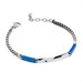 Bracciale uomo con maglia cubica
