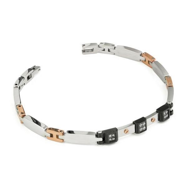 Bracciale semirigido con fasce lisce