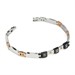 Bracciale semirigido con fasce lisce