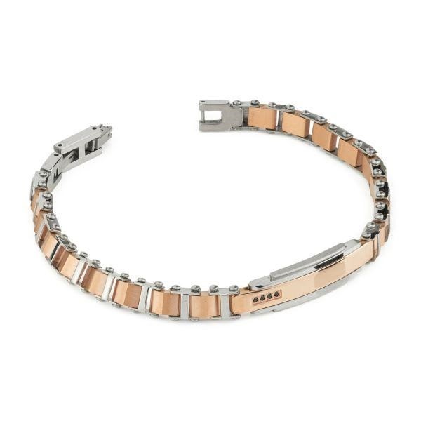 Bracciale con fasce interne a ventaglio