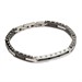 Bracciale a maglia articolata in Pvd nero