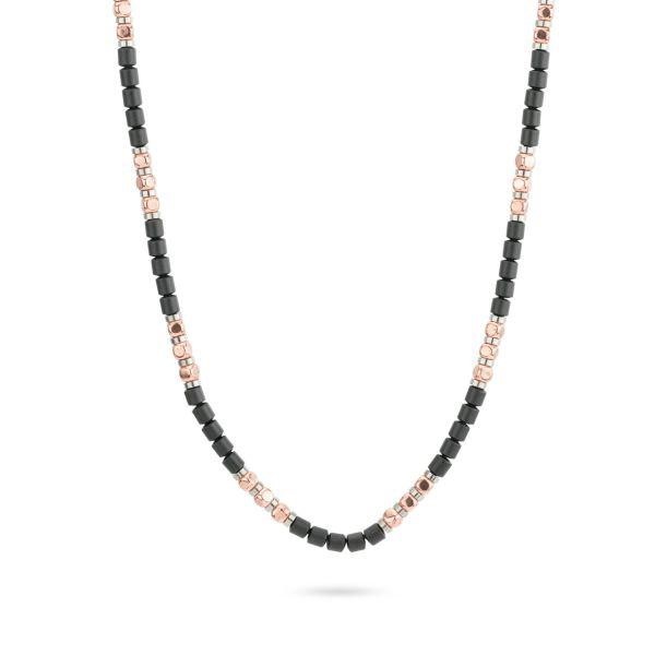 Collana con boule occhio di tigre