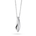 Collana con pendente allungato dal centrale di zirconi
