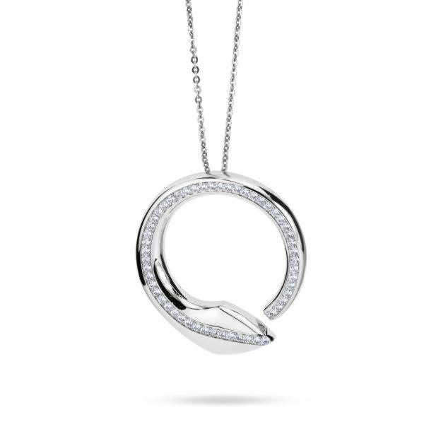 Collana con pendente a forma di serpente