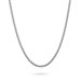 Collana in argento in maglia a grani di riso