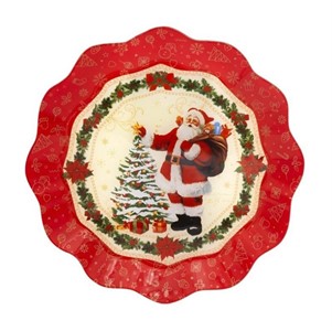 Piatto Tondo BABBO NATALE