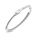 Bracciale rigido con zircone centrale navette