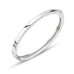 Bracciale rigido con brand inciso