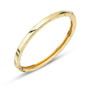 Bracciale rigido con brand inciso
