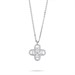 Collana con quadrifoglio pendente