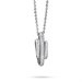 Collana con pendente a spirale doppia