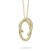 Collana con pendente grande ovale