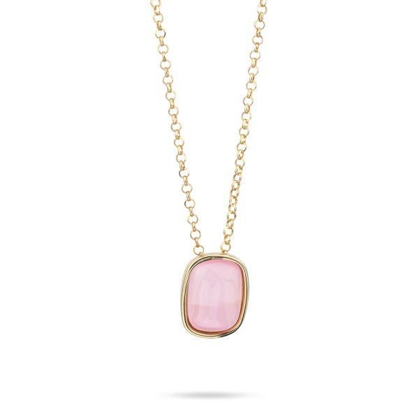Collana girocollo con ciondolo cabochon
