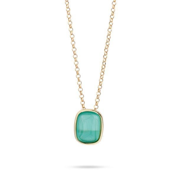 Collana girocollo con ciondolo cabochon