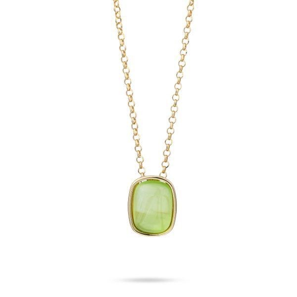 Collana girocollo con ciondolo cabochon