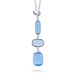 Collana con pendente di pietre multiforme